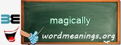 WordMeaning blackboard for magically